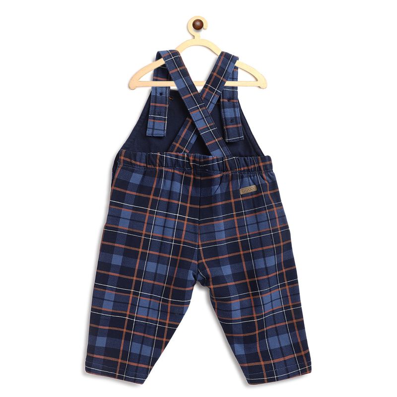 Long Dungaree With Check image number null